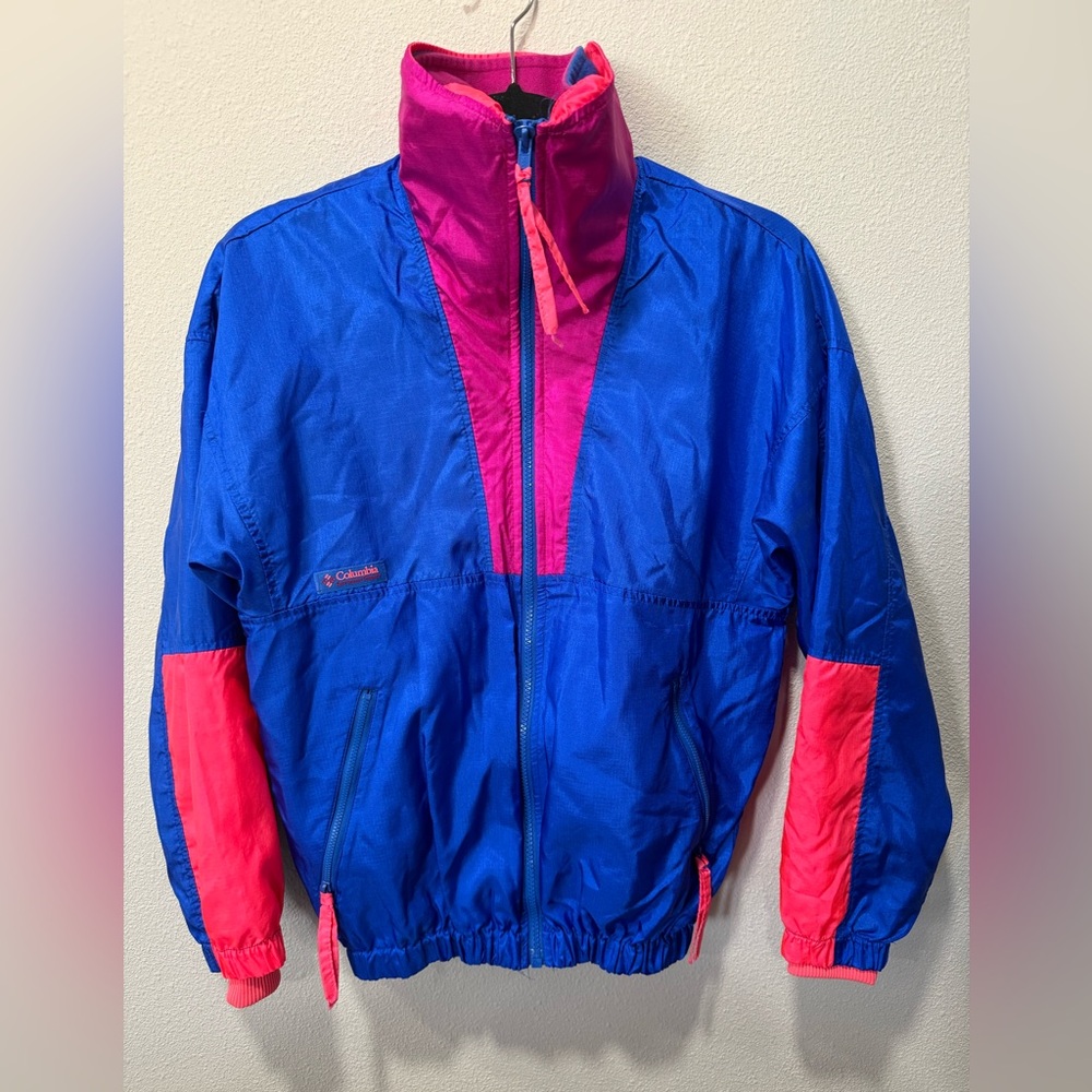 Vintage Columbia Women Jacket Size Small 3 in 1 Intertrainer Retro